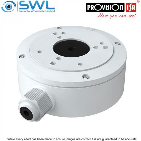 Provision-ISR PR-JB12IP66: IP66 Junction Box For I4 Bullet Fixed Turrets & Dome