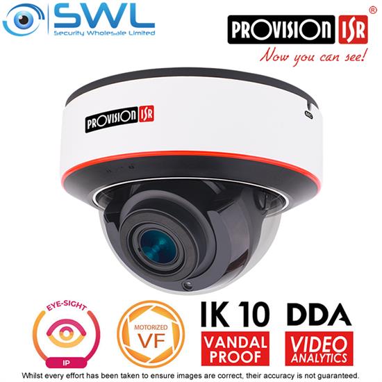 Provision-ISR DAI-380IPE-MVF Eye-Sight v2 8Mp Dome Anti-Vandal 2.8-12mm MVF